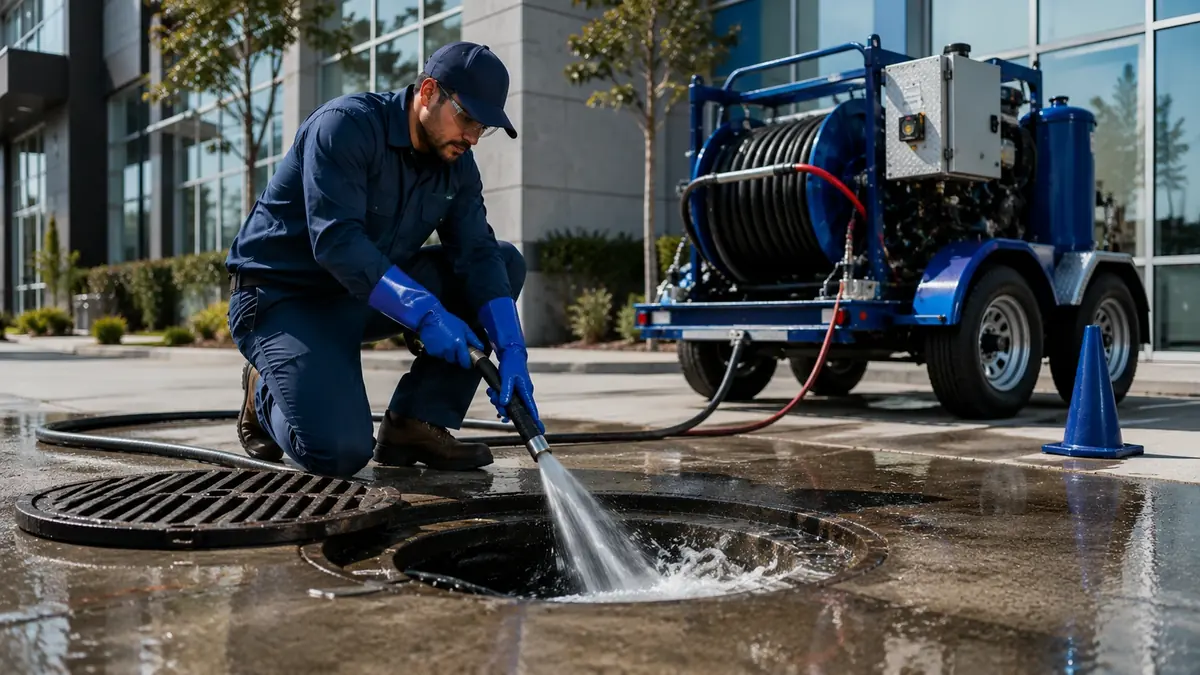 Commercial Hydro Jet Drain Cleaning in Yucaipa