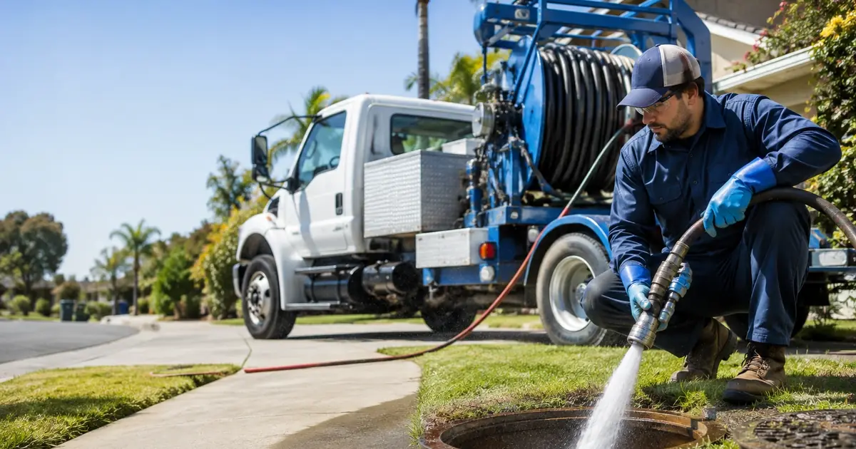 Hydro jet sewer cleaning Yucaipa