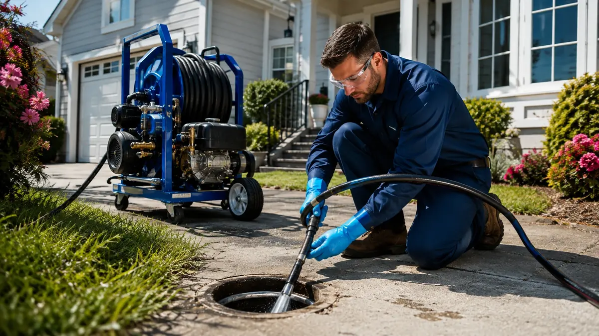 Residential Hydro Jet Drain Cleaning in Yucaipa